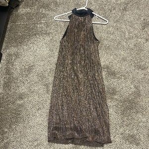 Laundry metallic dress